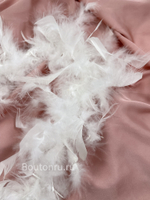 Боа белое индюшиное 1 нить