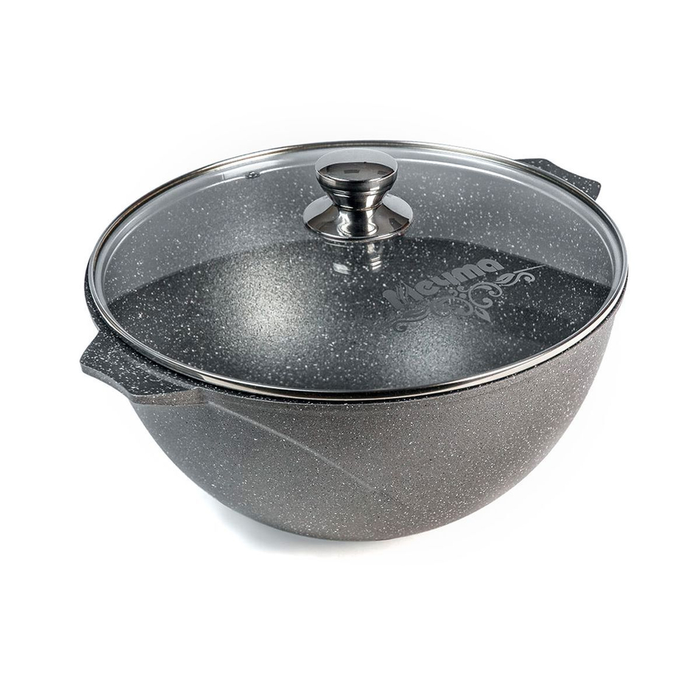 Казан алюминий, антиприг, 8 л, Гранит, с крыш, Мечта, 58701