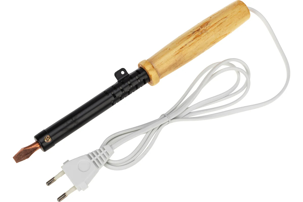 Паяльник 80Вт 220В деревянная рукоятка ЭПЦН
