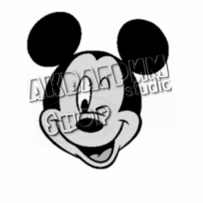 Трафарет для блеск тату "Микки Маус"
