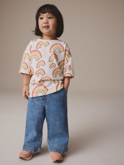 Футболка для девочки Next E51-321, Кремовый