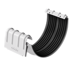 Docke STAL PREMIUM Соединитель желобов D125 (Пломбир 9010)