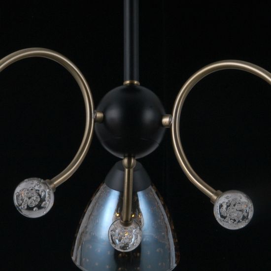 Люстра потолочная ILLUMICO E27 IL0230-3CSQ-29 BK AB