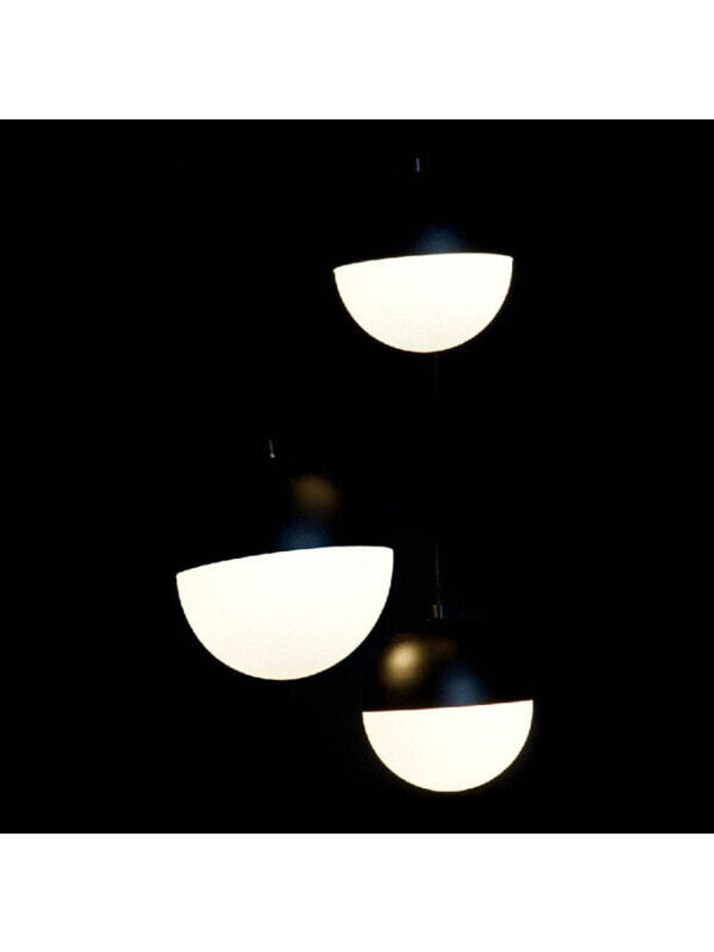 Потолочный светильник DKD Home Decor Белый Чёрный Металл Стеклянный 220 V (40 x 40 x 80 cm)