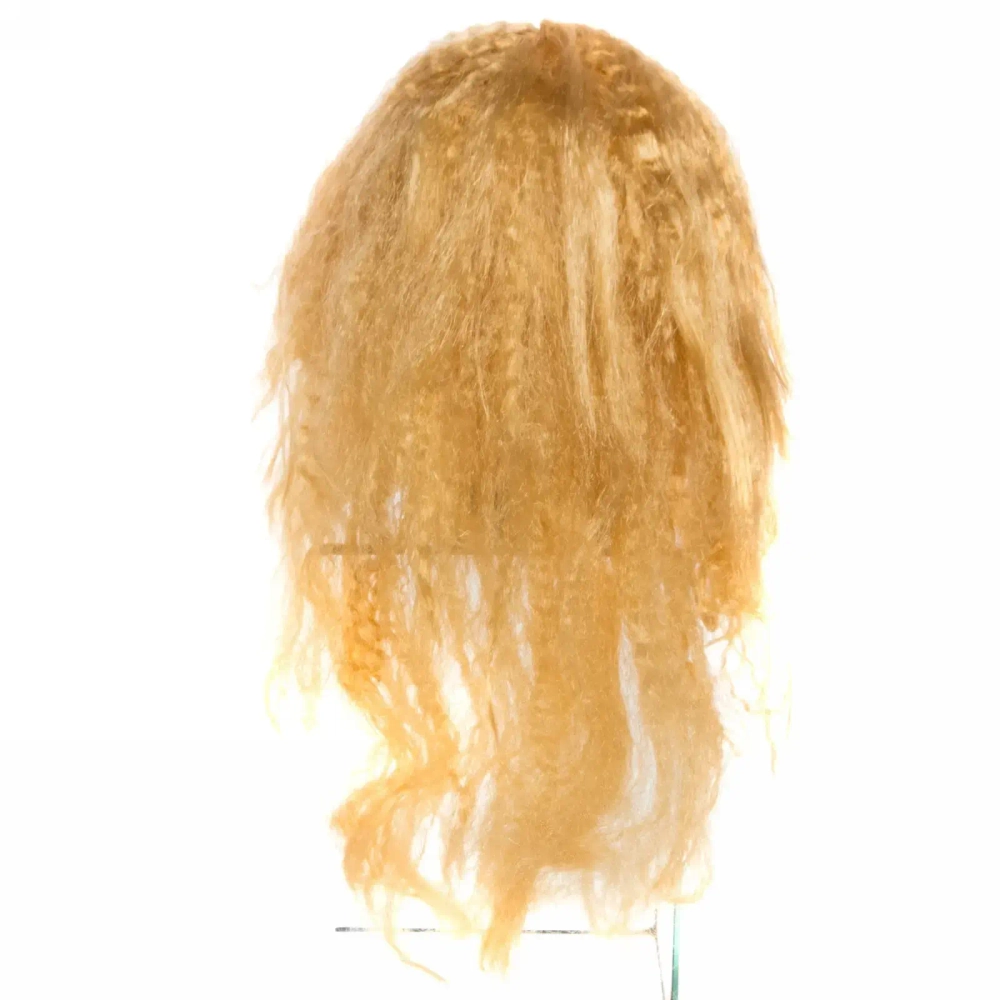 Парик карнавальный «Гофре объемное», Натуральный блонд
