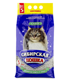 Сибирская Кошка Супер комкующийся 5л