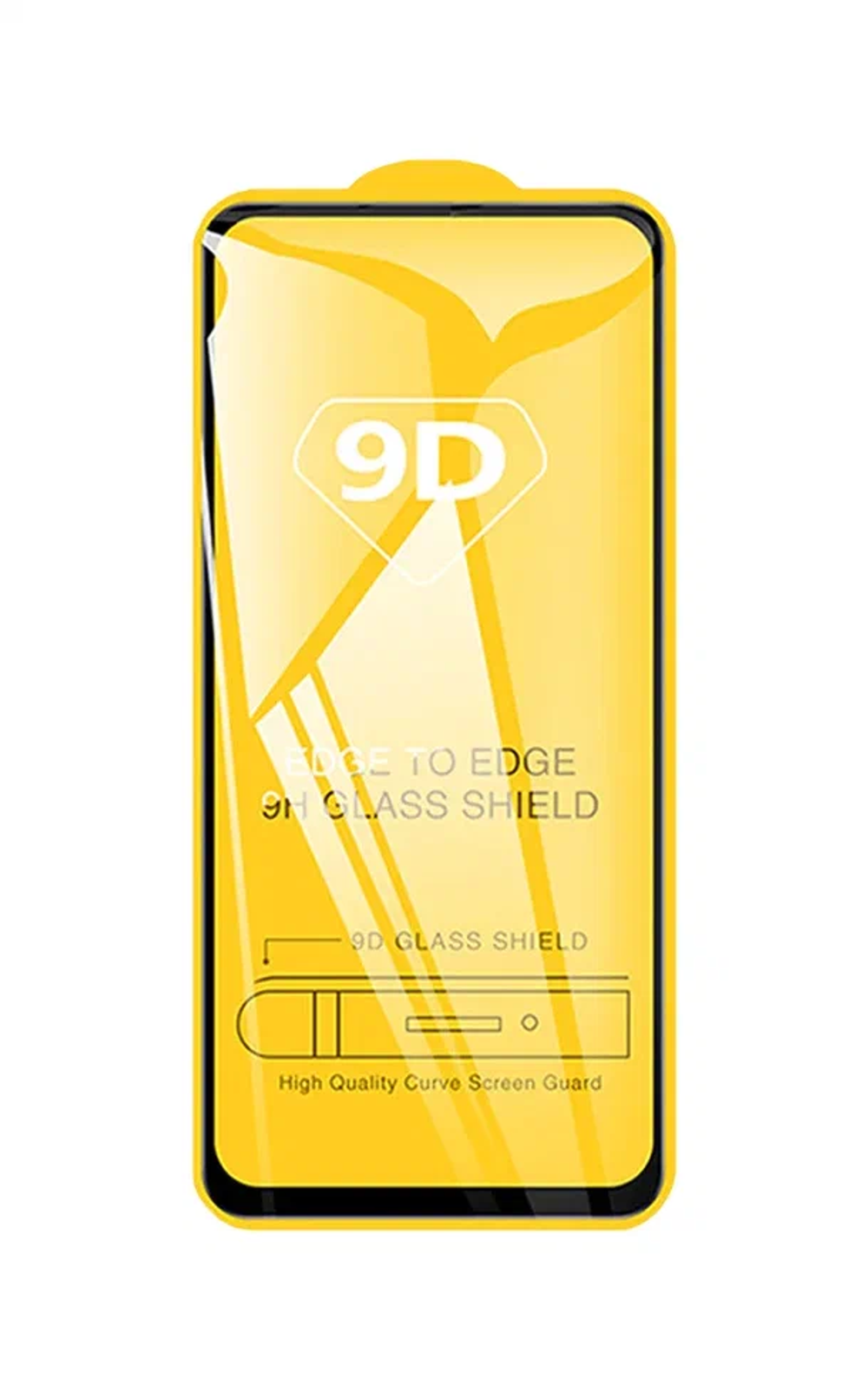 Защитное стекло Samsung S10 Lite (черный) 9D тех.упаковка