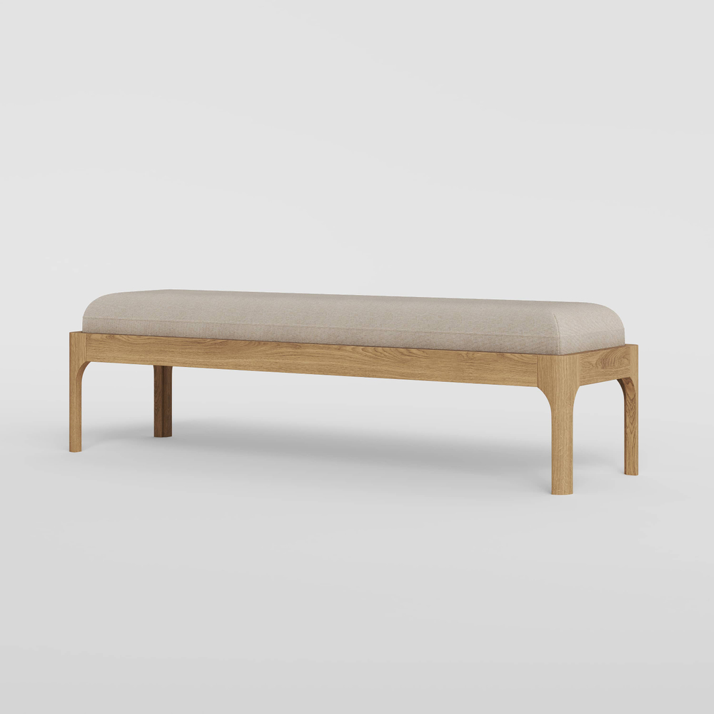 Банкетка Lugos'Art из массива дуба