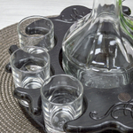 Набор 7 предметов (графин 500мл, 6 стопок 60мл) на деревянной подставке "Столичный", 10322