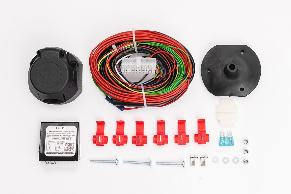 Универсальная электрика к фаркопу с блоком Smart Connect Oris 024-698L (розетка 7-pin)