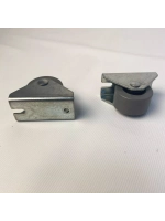 Опора роликовая 302 с резиновым колесом D28, 2 шт