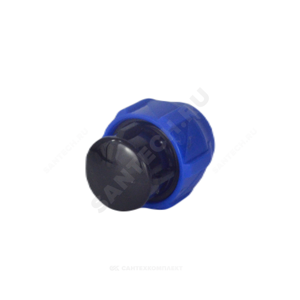 Заглушка компрессионная ПЭ Дн 40 Ру16 VALFEX 121001123040
