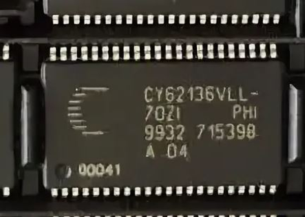 Микросхема памяти CY62136VLL-55ZI TSOP-44