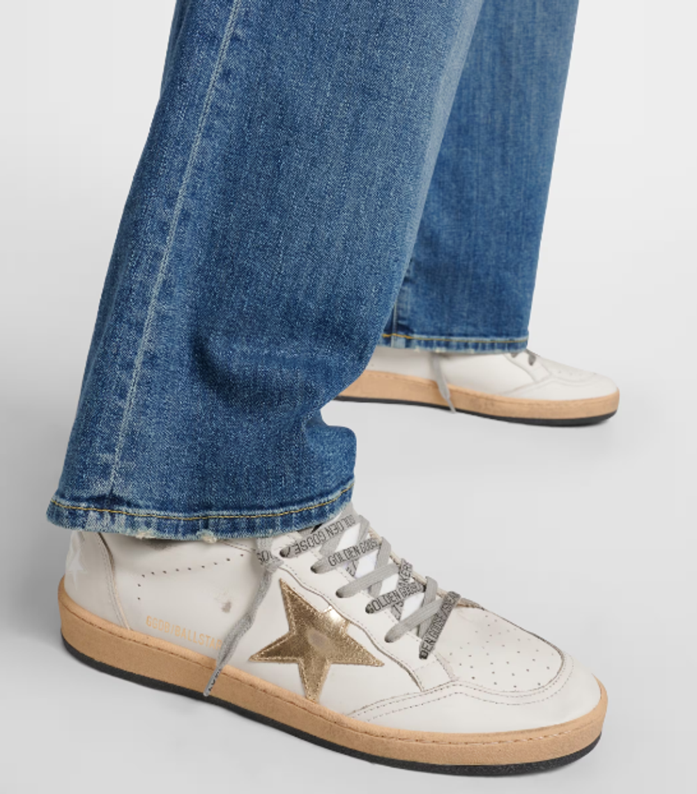 Кеды Golden Goose Ball Star leather sneakers