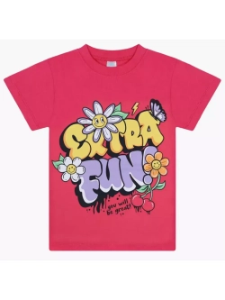 Футболка для садика и школы.девочка.набор 3 шт