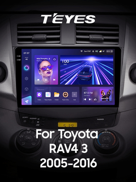 Teyes CC3 2K 9"для Toyota RAV4 2005-2013