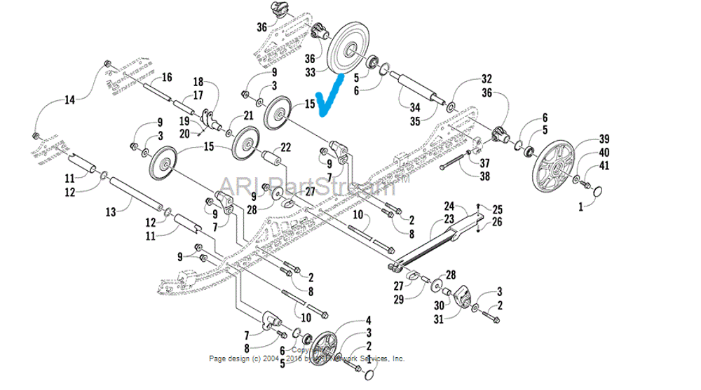 Ролик гусеницы АС (3604-486)
