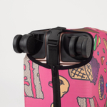 Чехол на чемодан 28", цвет розовый, 7488338