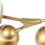 815553 Люстра CROCO 5х5W (led) G9 ЗОЛОТО/БЕЛЫЙ