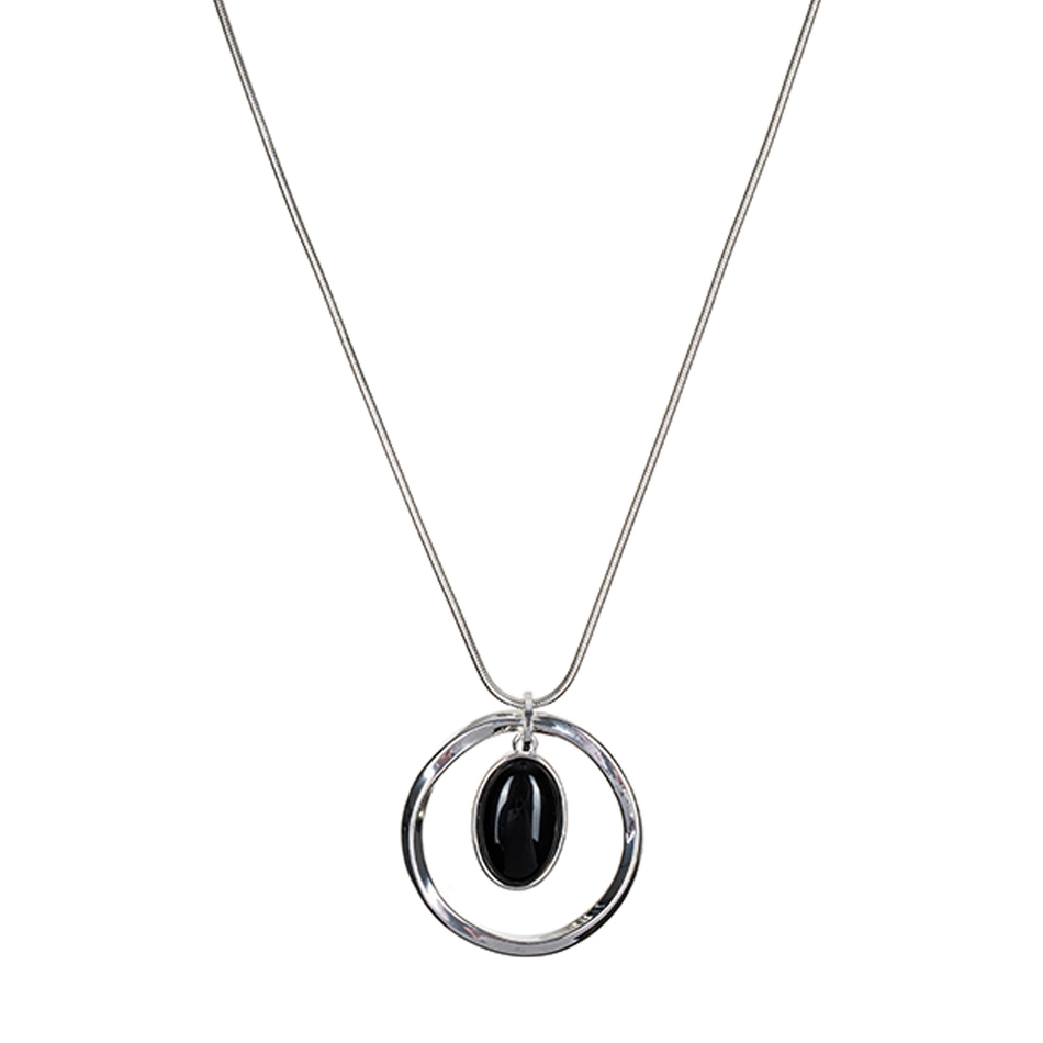 Колье Fiore Luna BLACK QUARTZ LN5135 BW/S