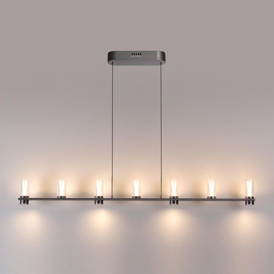 7143/45L HIGHTECH ODL26 Подвесной светильник черный gun powder/акрилл/металл IP20 LED 40W 2470Лм 3000K 180° 220V DEFANCE