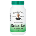Christopher's Original Formulas, Relax-Eze, 100 вегетарианских капсул