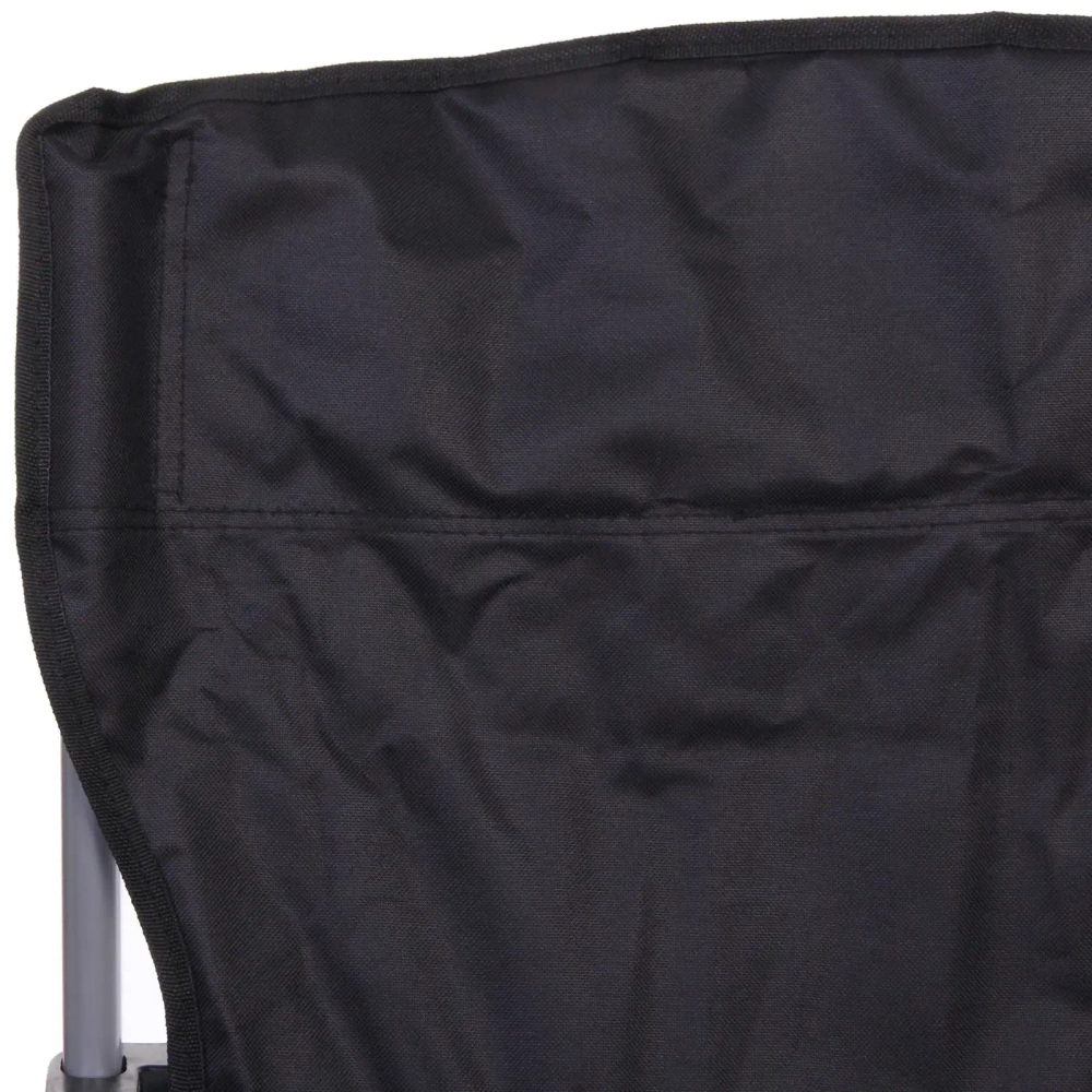 Кресло складное с подлокотниками до 100 кг SJ-0054, 58*58*92 см, цвет: чёрный, ТуристМастер