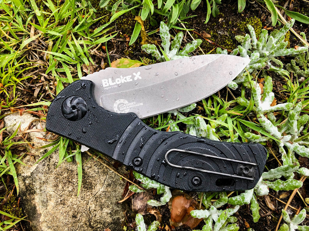 Складной нож Bloke X D2 StoneWash