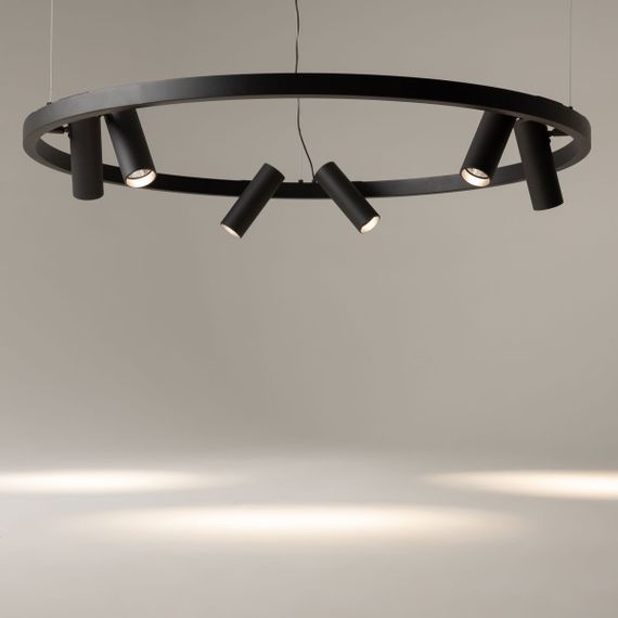 Подвесная светодиодная люстра Maytoni Satellite MOD102PL-L42BK