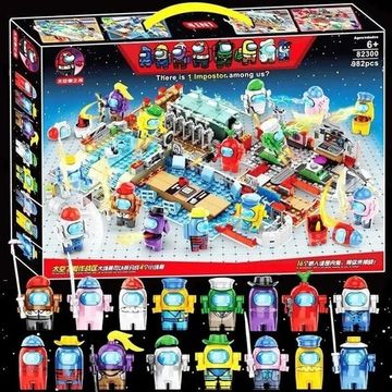 Конструктор Among Us "  Большая космическая станция " , 982 дет.
