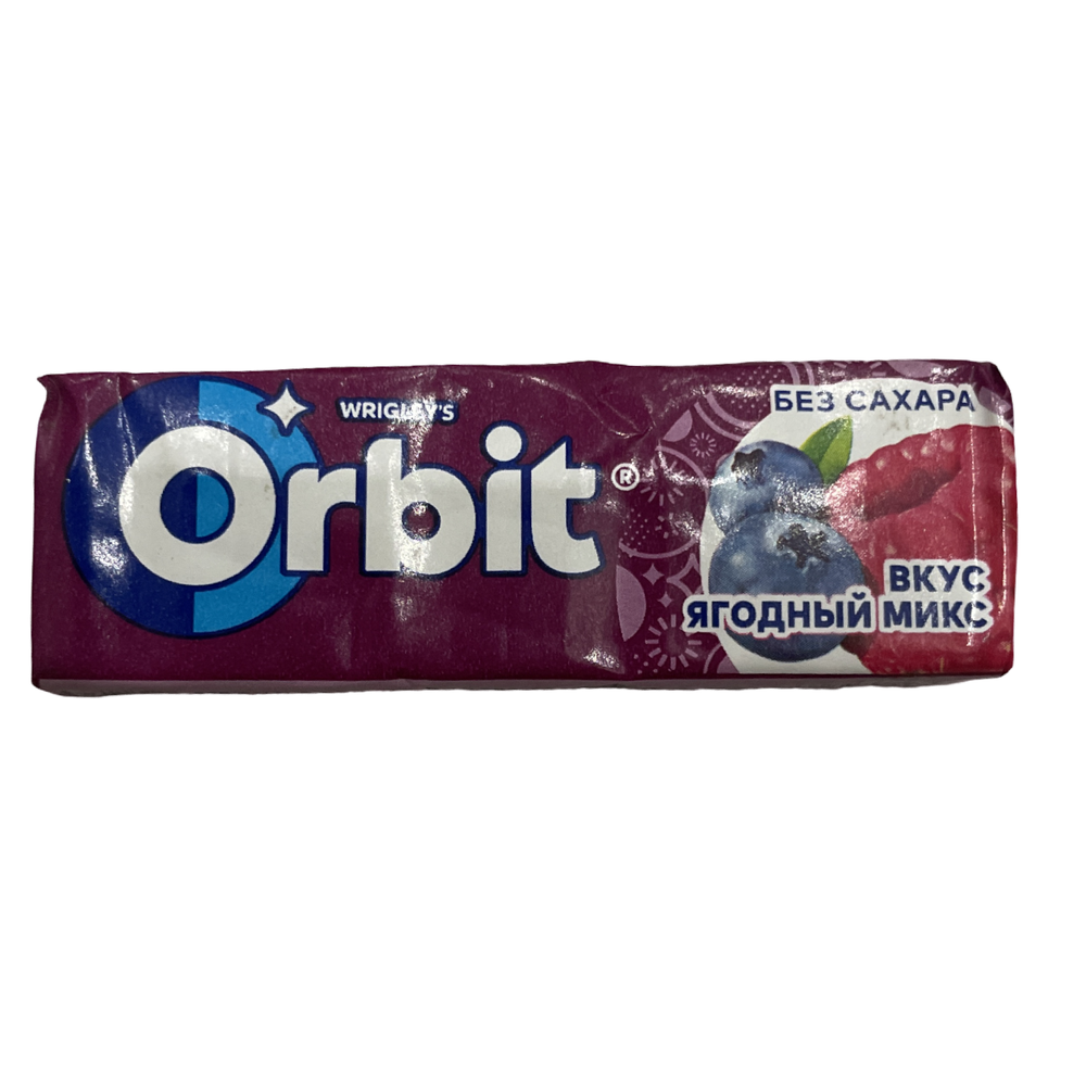 Жевательная резинка Orbit Ягодный Микс, 13.6г
