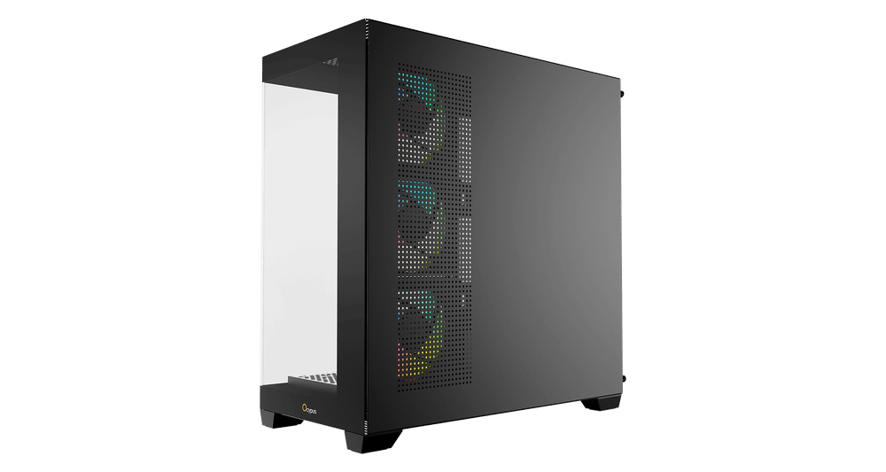 Корпус Ocypus Gamma C72 BK ARGB ATX/mATX/ITX 3xUSB Черный Gamma-C72-BKD400XX-GL