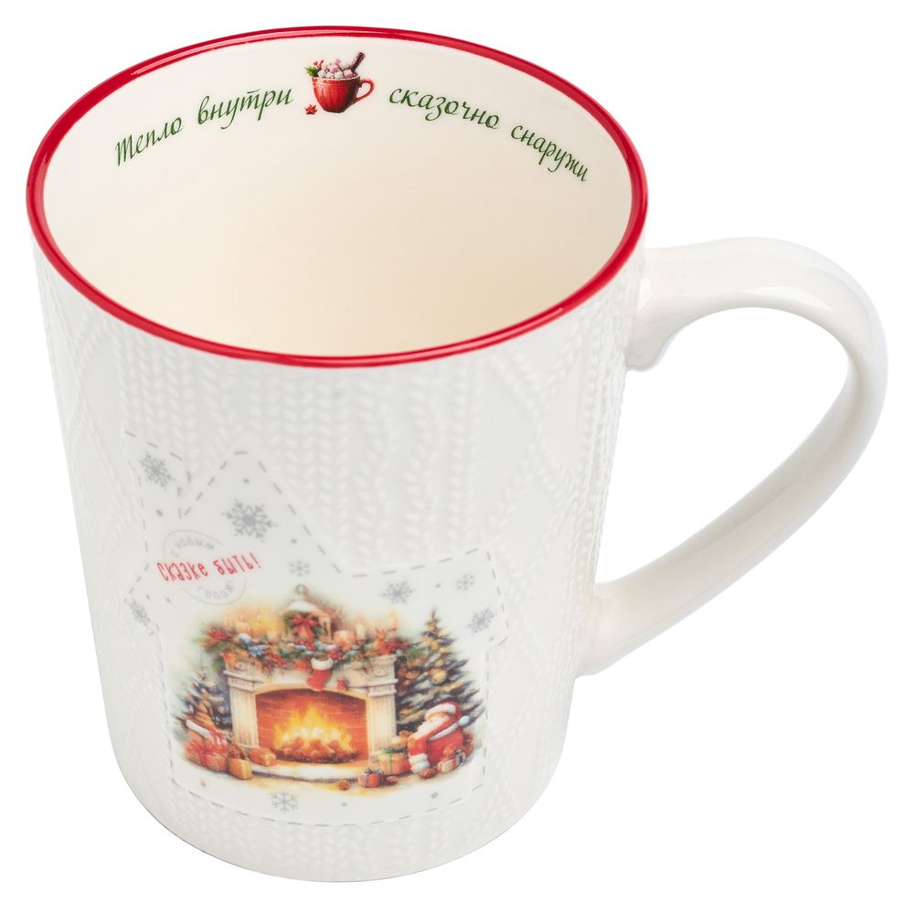 КРУЖКА LEFARD "ТЕПЛО ВНУТРИ , СКАЗОЧНО СНАРУЖИ" 400МЛ