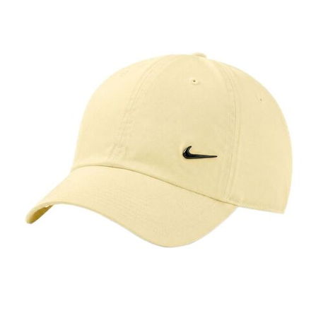 Теннисная кепка Nike Dri-Fit Club Unstructured Metal Swoosh - coconut milk/metallic black