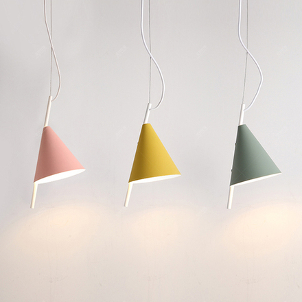 Pendant design lamp  Cone by Almerich D16 (Yellow)