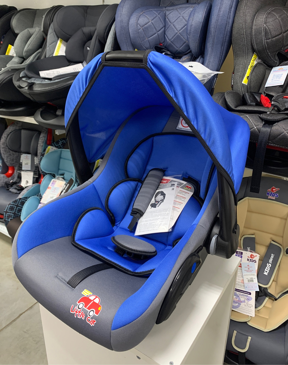 АВТОКРЕСЛО ДЕТСКОЕ 0-13КГ "LITTLE CAR SWEET" синий