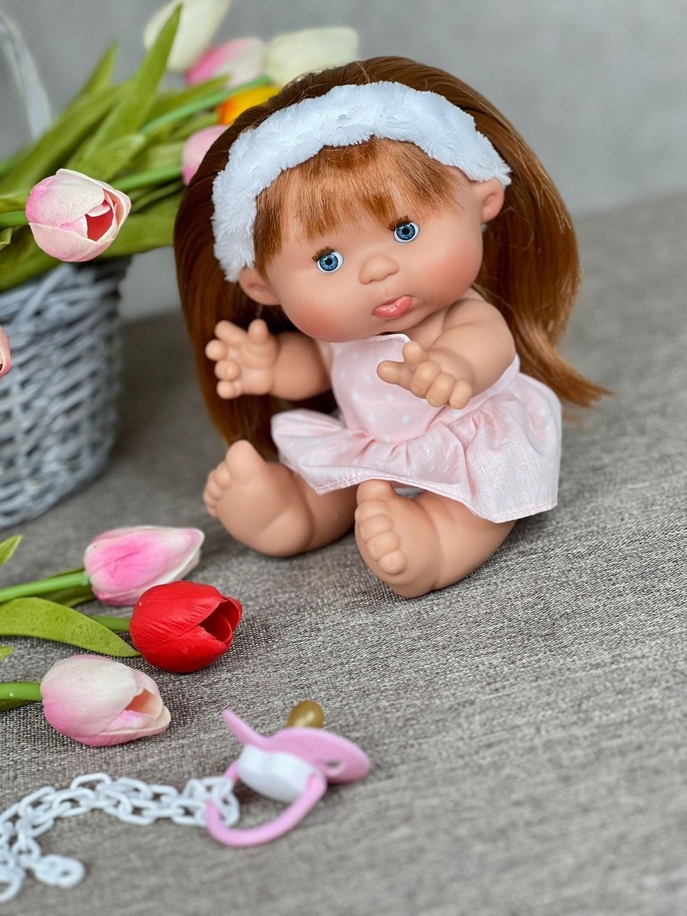 Пупс Nines 26см PEPOTE с закрыв. глазками (N804S27)