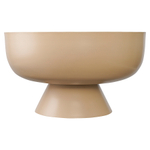 Блюдо на ножке vivlend, D25,5 см, бежевое