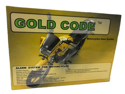 Автосигнализация GOLD CODE (минимотик / мопед)