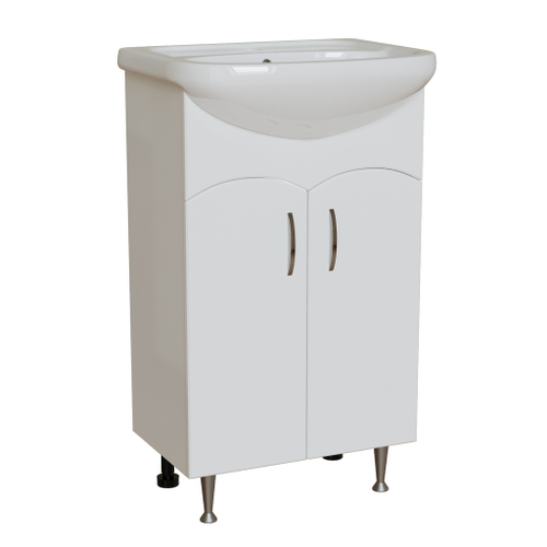 Тумба д/ванной "ФОРМАТ-50" под рак.Уют-50 (ROSA) (ПВХ) (разбор)