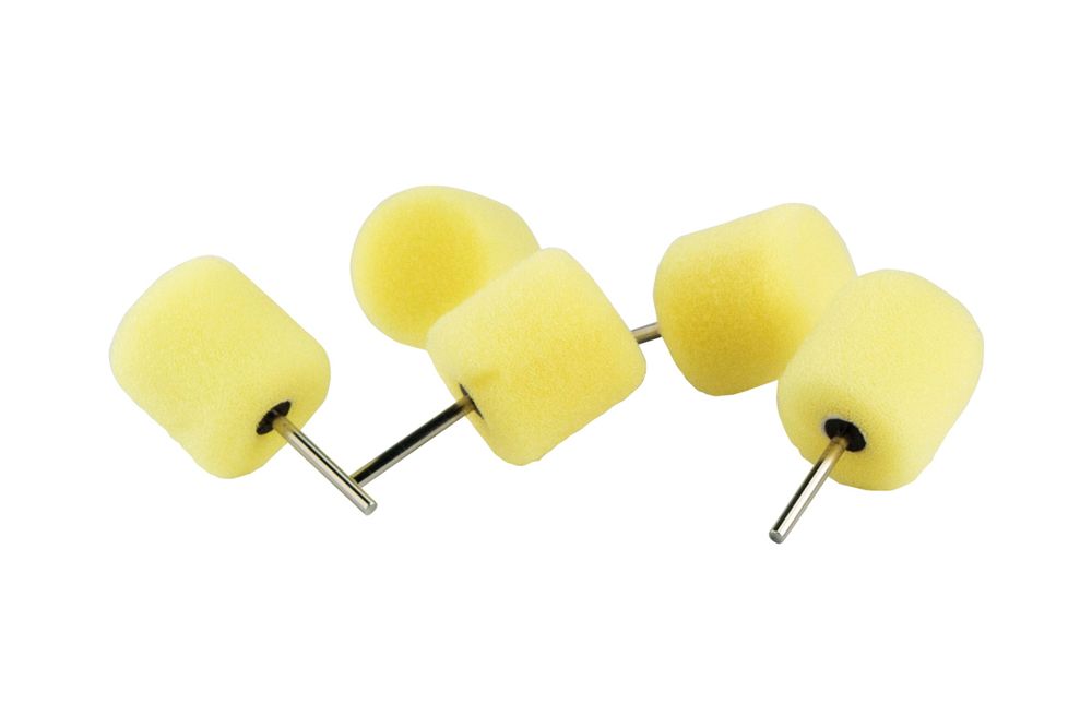 KRAUSS Tools Цилиндрический полировальник твердый  желтый (5 шт)