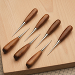 Шило круглое с ручкой из американского ореха