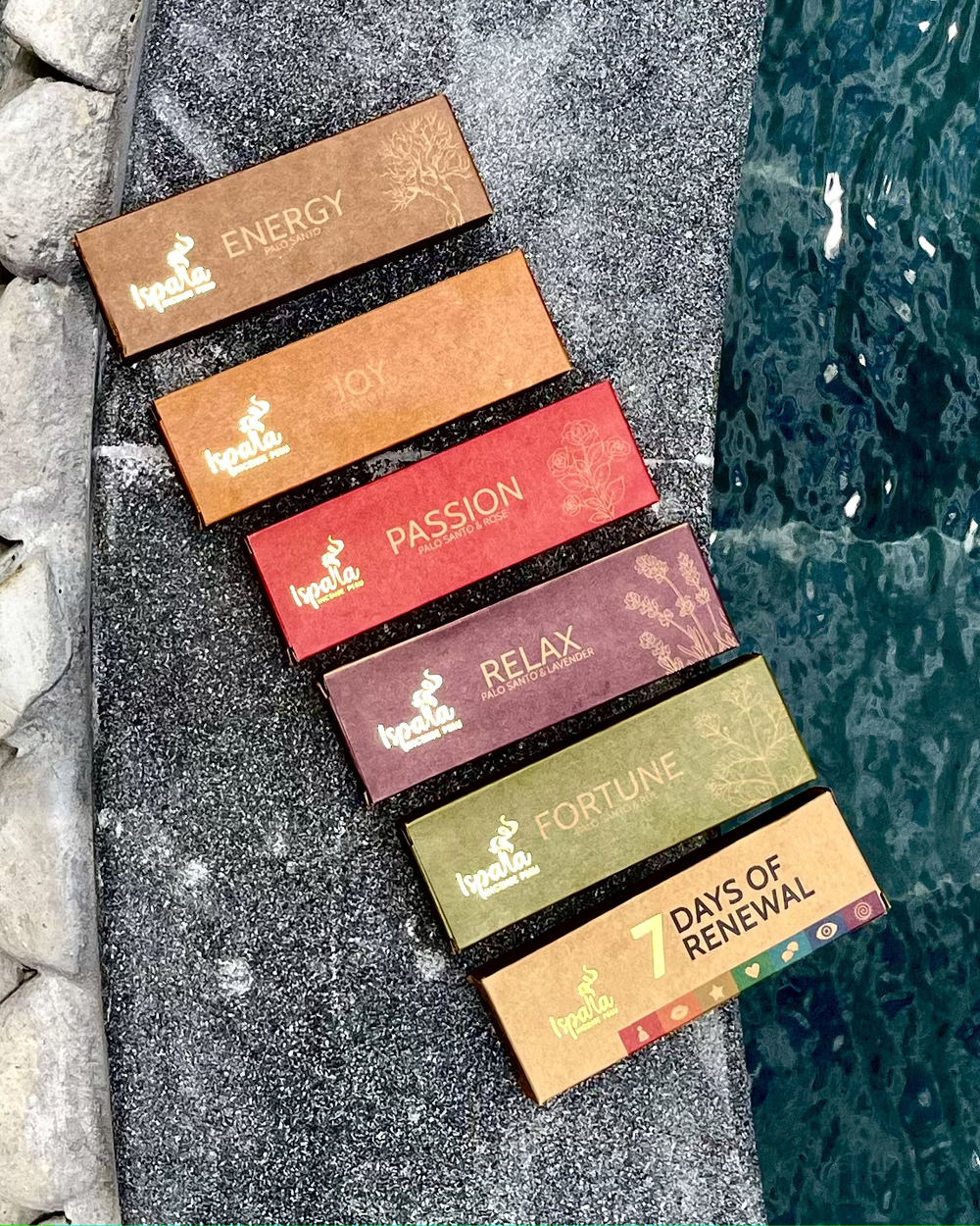 Кубики ISPALLA Palo Santo «Энергия» (аромат пало санто) 12 упаковок