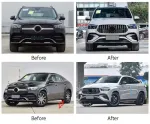 Обвес переделка для Mercedes-Benz GLE53 Coupe C167 2019+ до GLE53 AMG Coupe 2024 АМГ Мерседес Бенц ГЛЕ класс