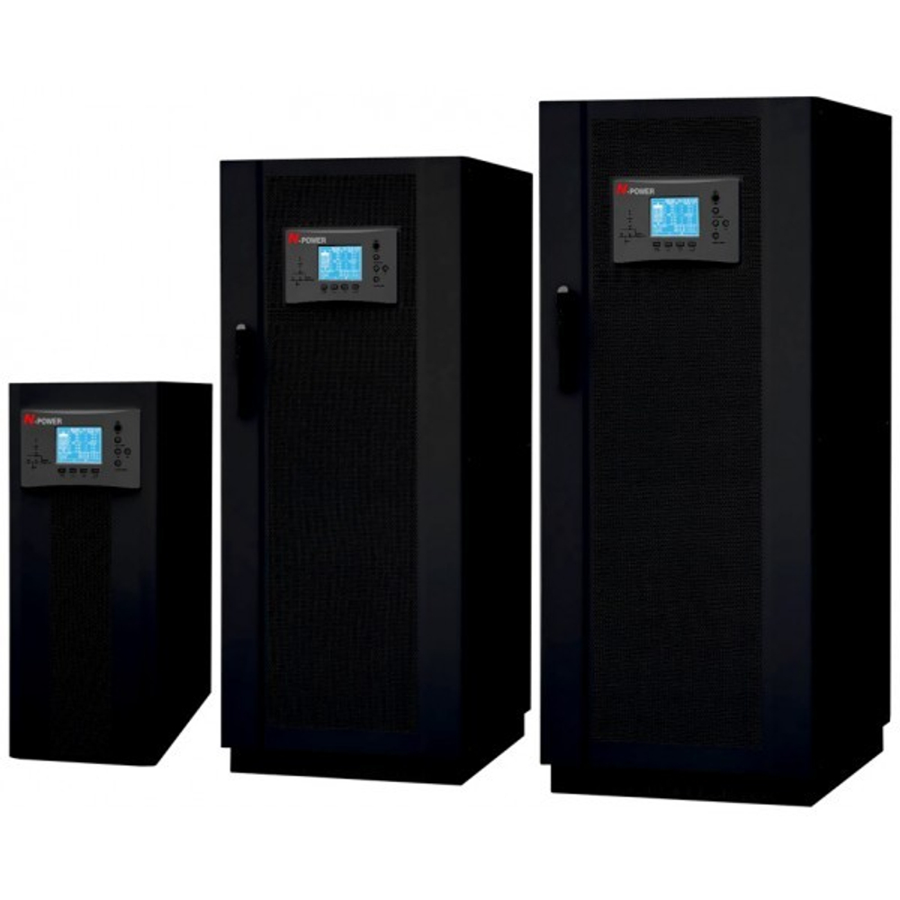 ИБП с двойным преобразованием N-Power Power-Vision Black W40 3/3 ─ трехфазный ИБП 40 кВА