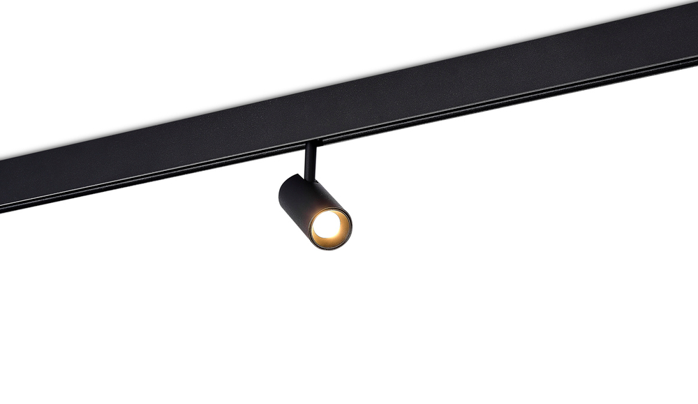 Led светильник Slim Line, Alpha, DC 48В 5Вт, D35xL80 мм, 360Лм, 36°, 3000К, недиммируемый, IP20, Ra&gt;90, черный