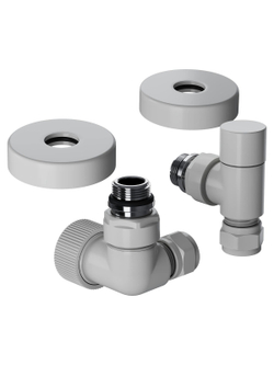 Набор термостатический трехосевой Royal Thermo Design Pro 15мм М30х1,5 (Белый)