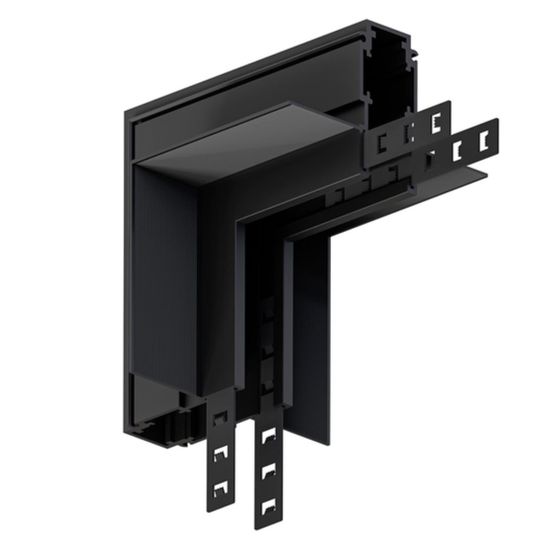 A590906 КОННЕКТОР УГЛОВОЙ ВНУТРЕННИЙ ДЛЯ ВСТРАИВАЕМОГО МАГНИТНОГО ШИНОПРОВОДА (ТРЕКА) EXPERT