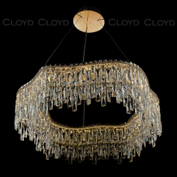 Люстра Cloyd ANTREA-A C1 / Ø80 см - золото (арт.11471)
