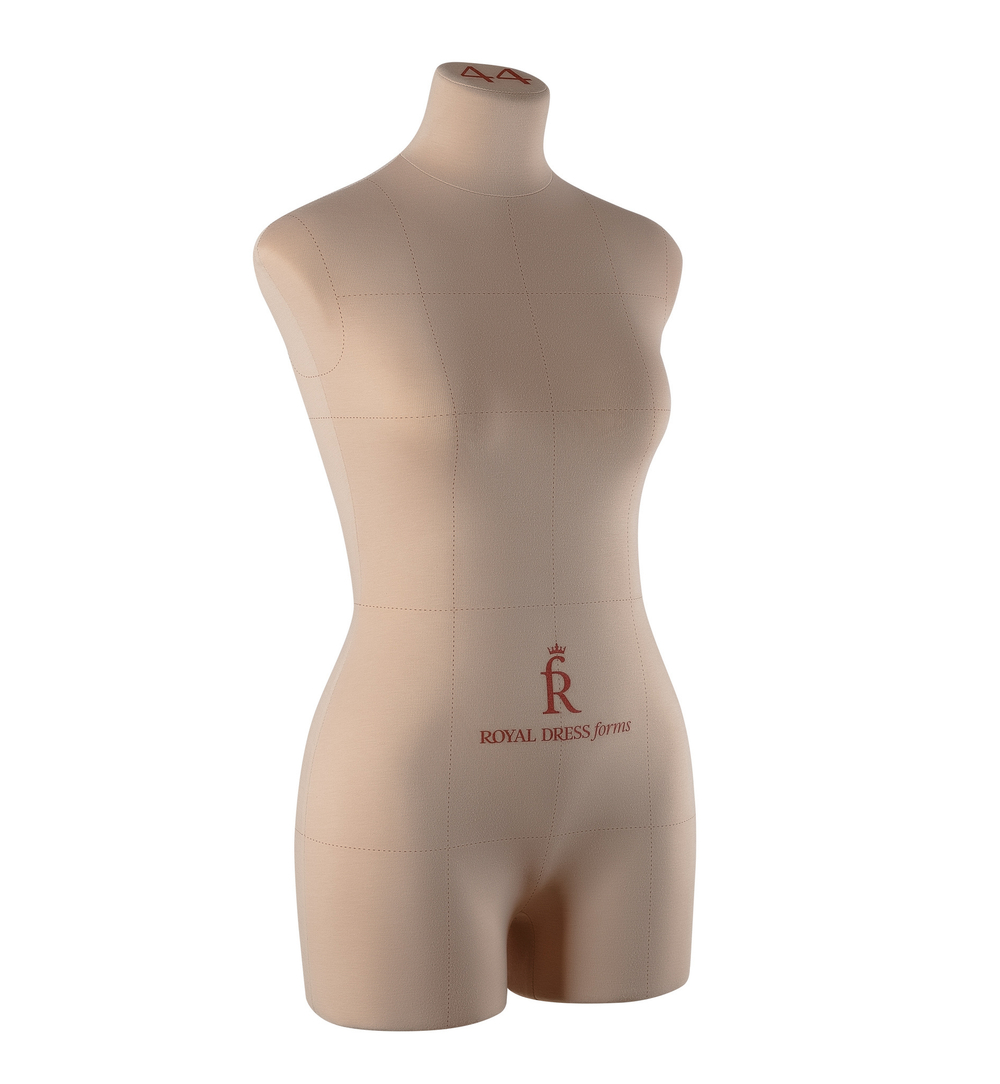 Манекен портновский женский Виктория, тип фигуры Прямоугольник, комплект Стандарт, размер 44, цвет бежевый